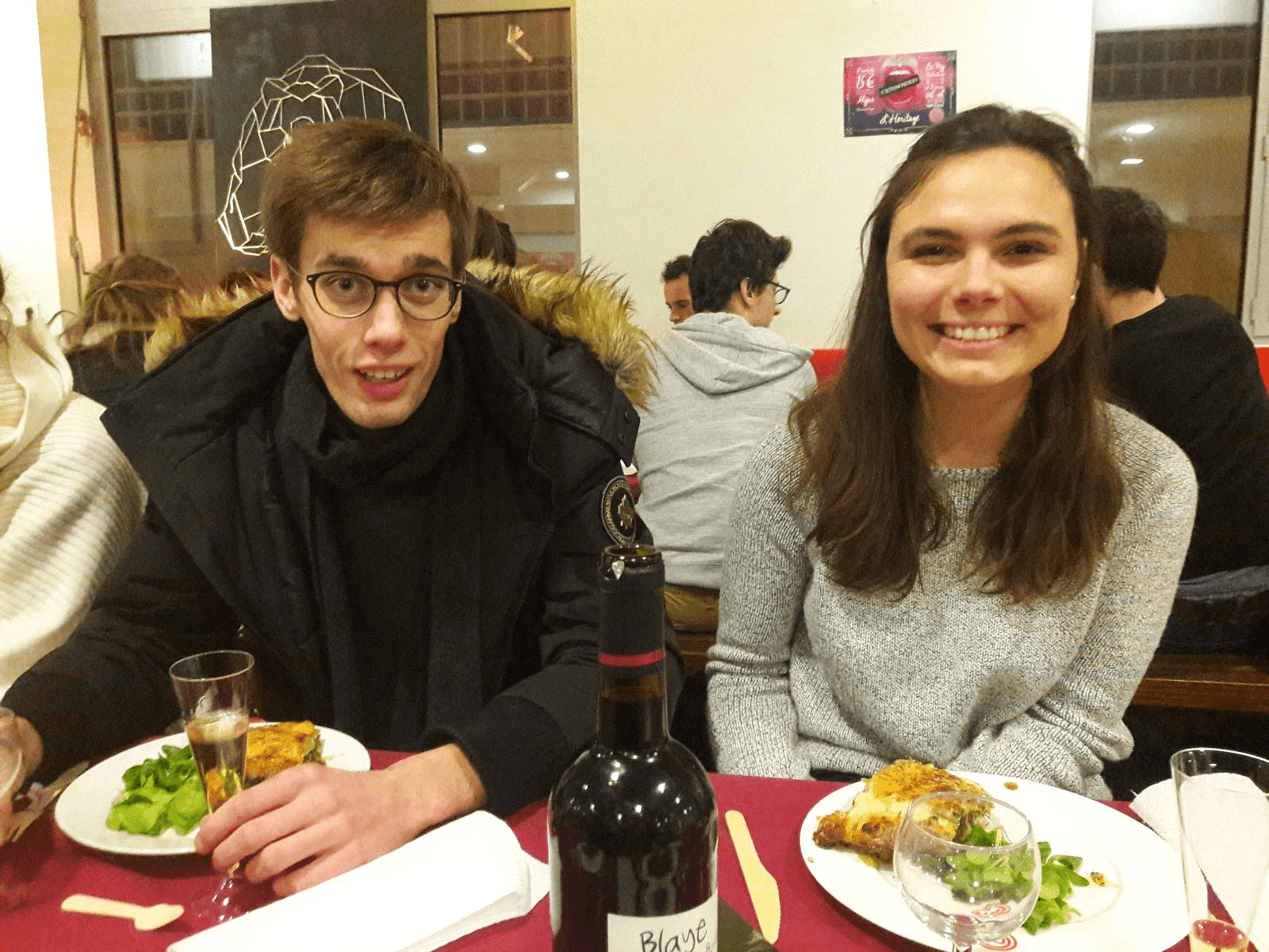 Hortense et Baptiste amis